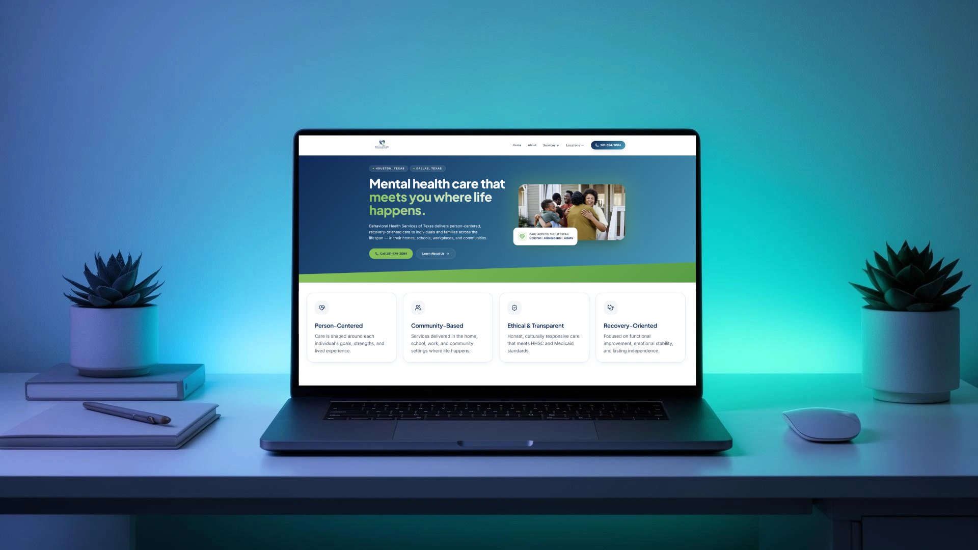 Website design background