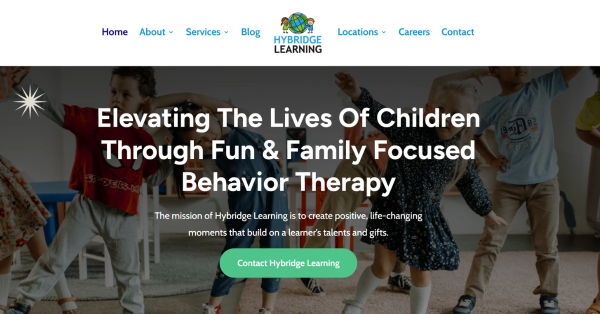 Hybridge Learning website design